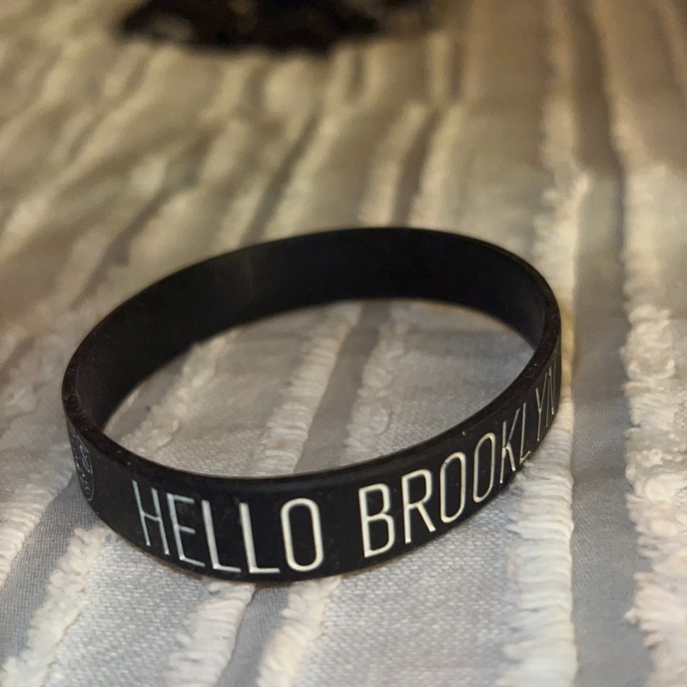 Hello Brooklyn Nets Rubber Cuff